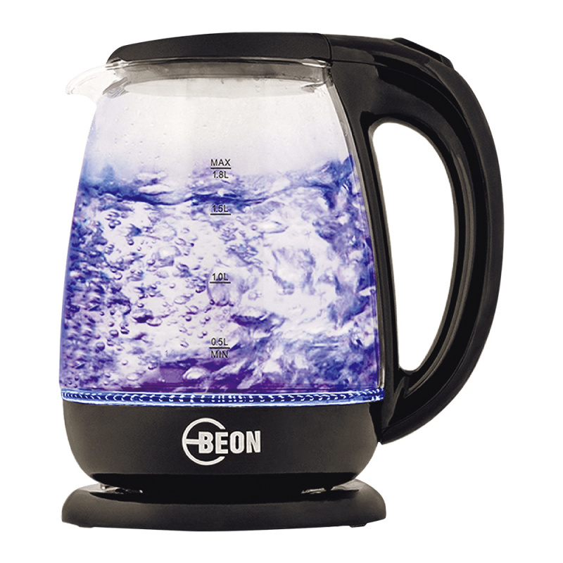 Чайник BEON BN-3047, 1.8л, 2200Вт, черный 