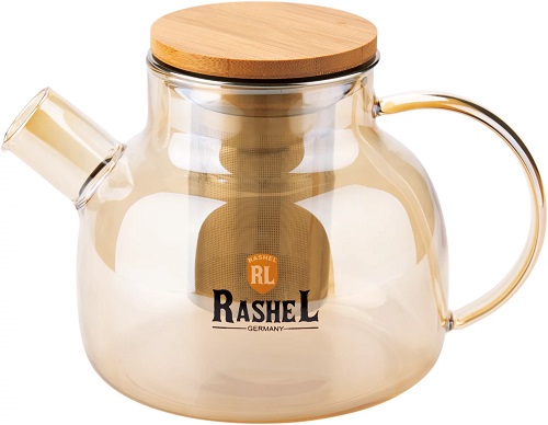 Чайник заварочный RASHEL R8363 1л, янтарный