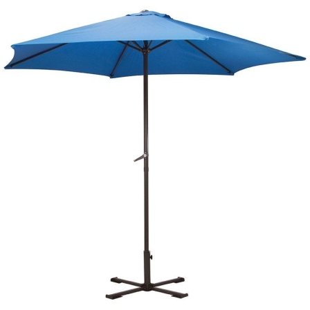 Зонт садовый ECOS GU-03 синий, d270см, штанга 240см