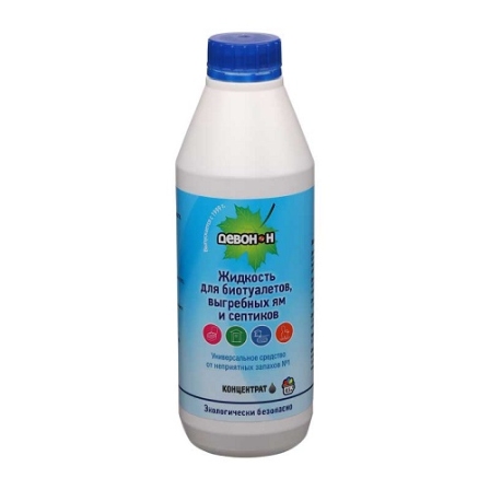 Жидкость Девон-Н 0,5л, для биотуалетов, выгребных ям и септиков 