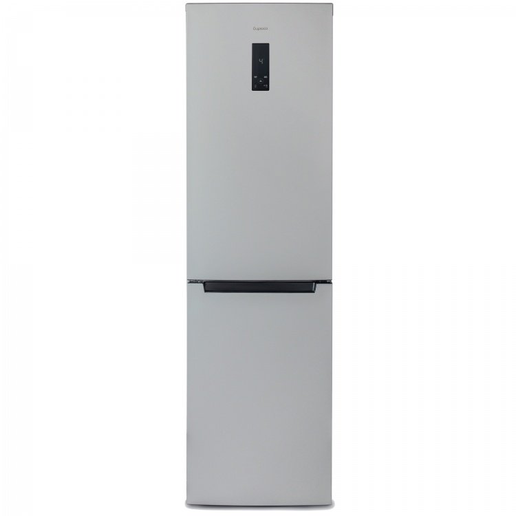 Холодильник БИРЮСА M980NF (370/240/130л) металлик, 207см Full No Frost